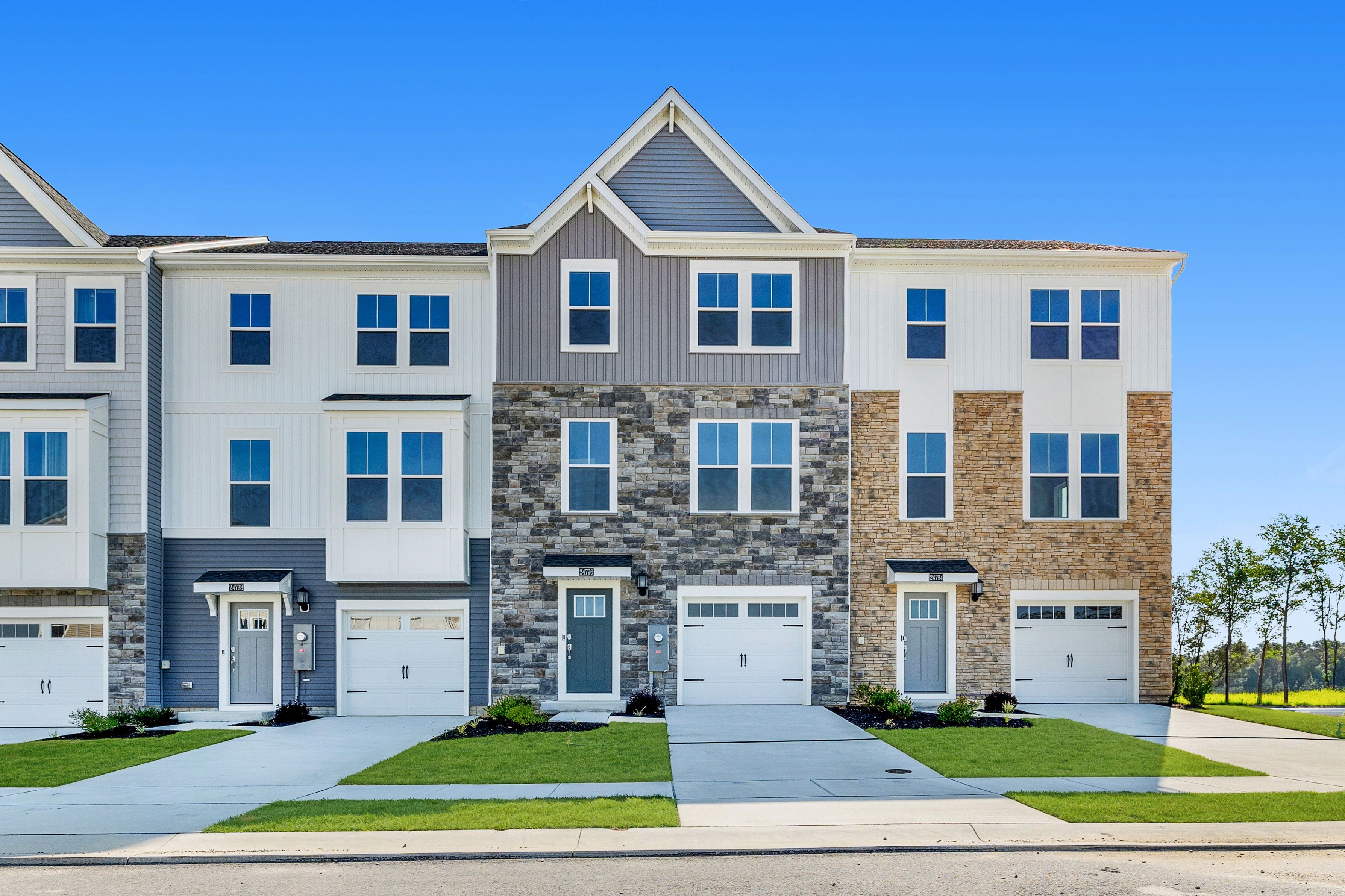 Tennyson Front Load Garage - Plantation Lakes - South Shore Townhomes: Millsboro, Delaware - Lennar