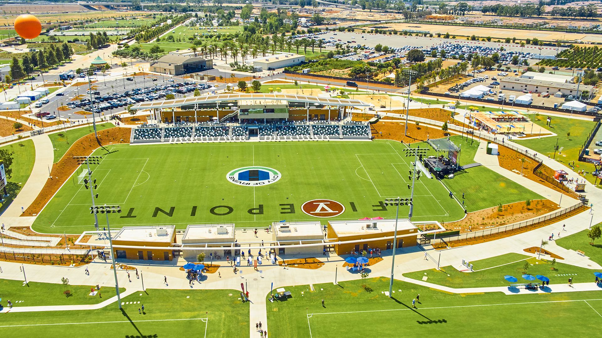 Irvine OC Great Park Soccer Stadium Photoshoot