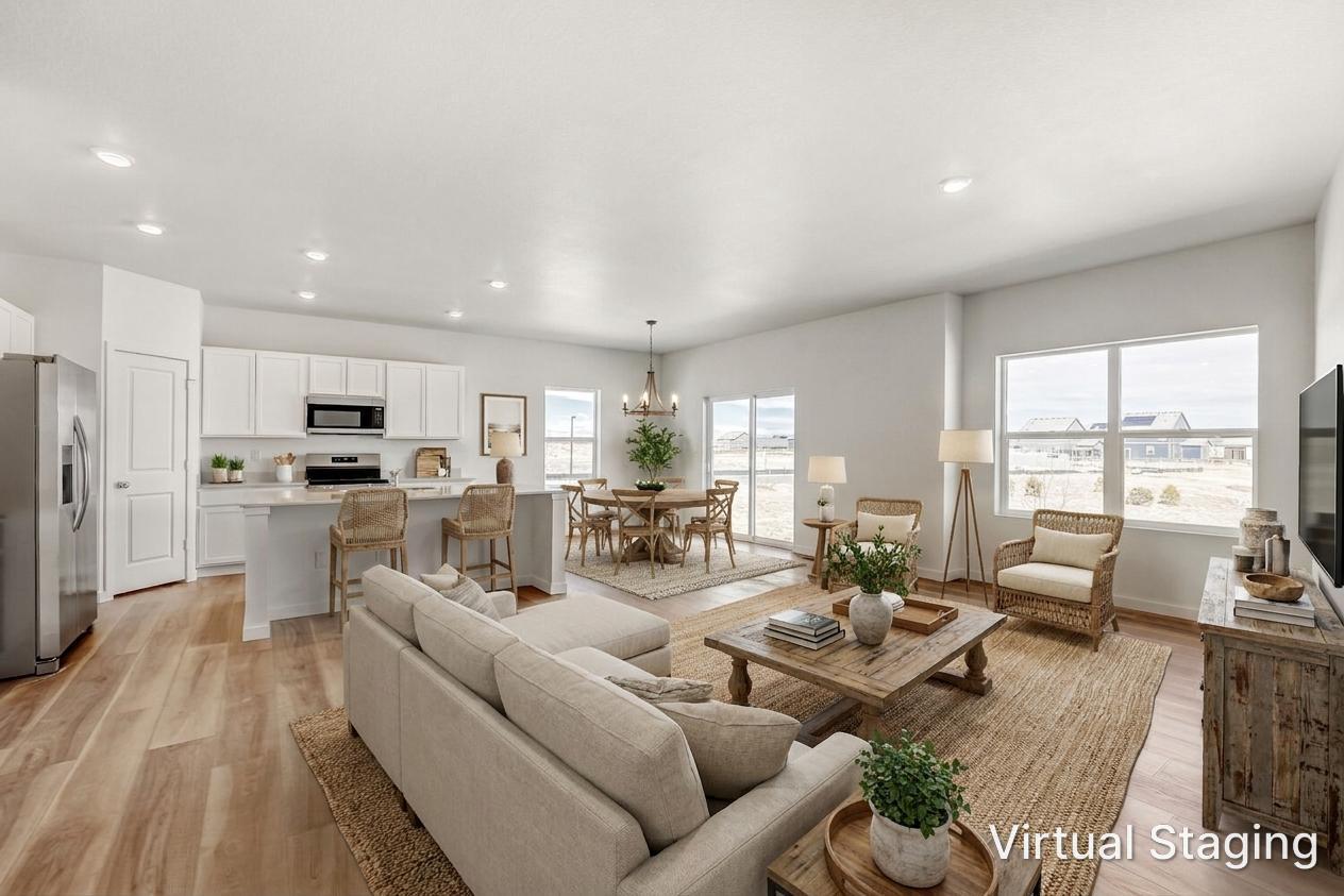 45875 Mill Ave Great Room Virtual Staging