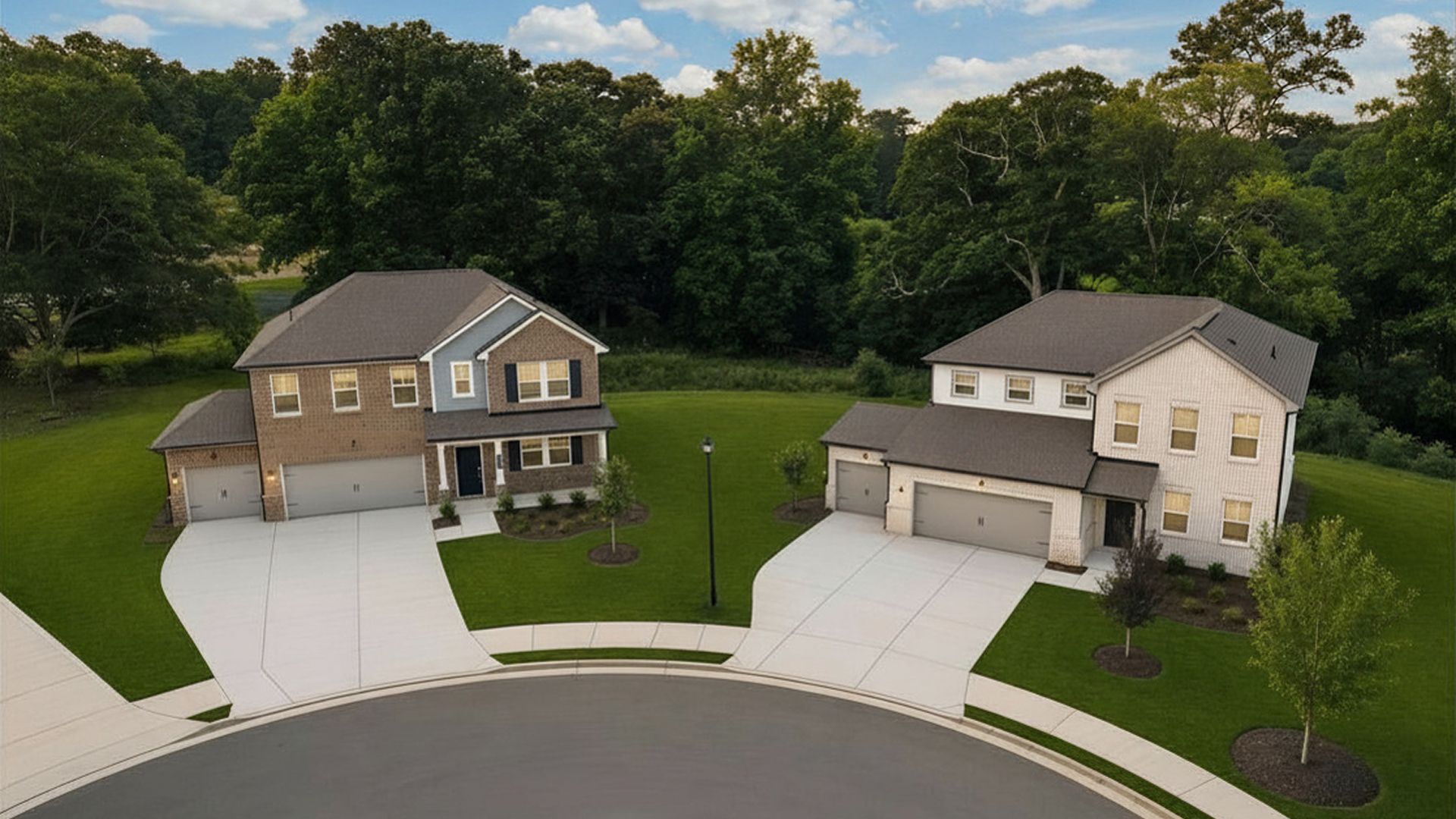 Apalachee Hills Aerial Streetscape 1of3