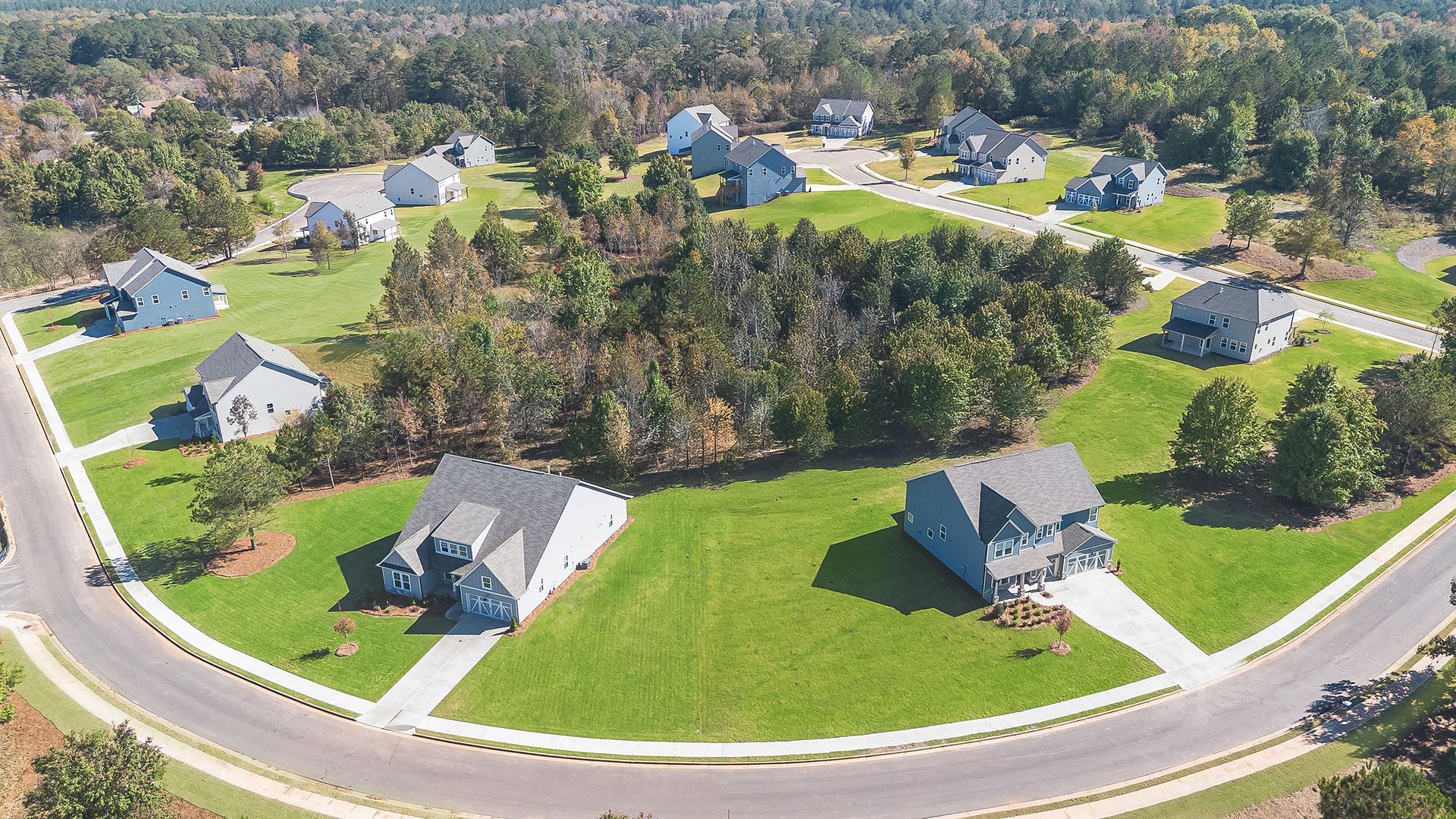 Wellington Estates Aerial Streetscape 3of3