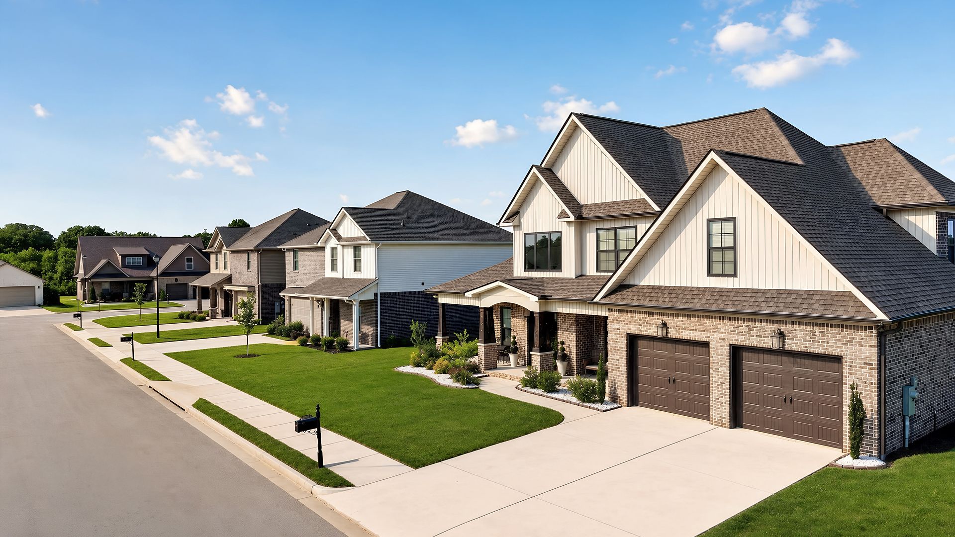 Whispering Pines Aerial Streetscape 3of4