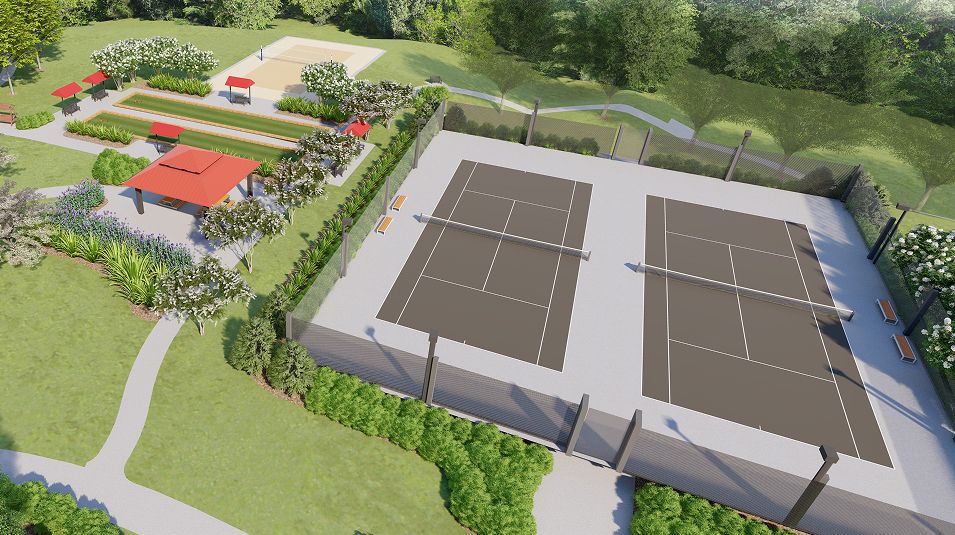 Redhawk Amenity Tennis Courts
