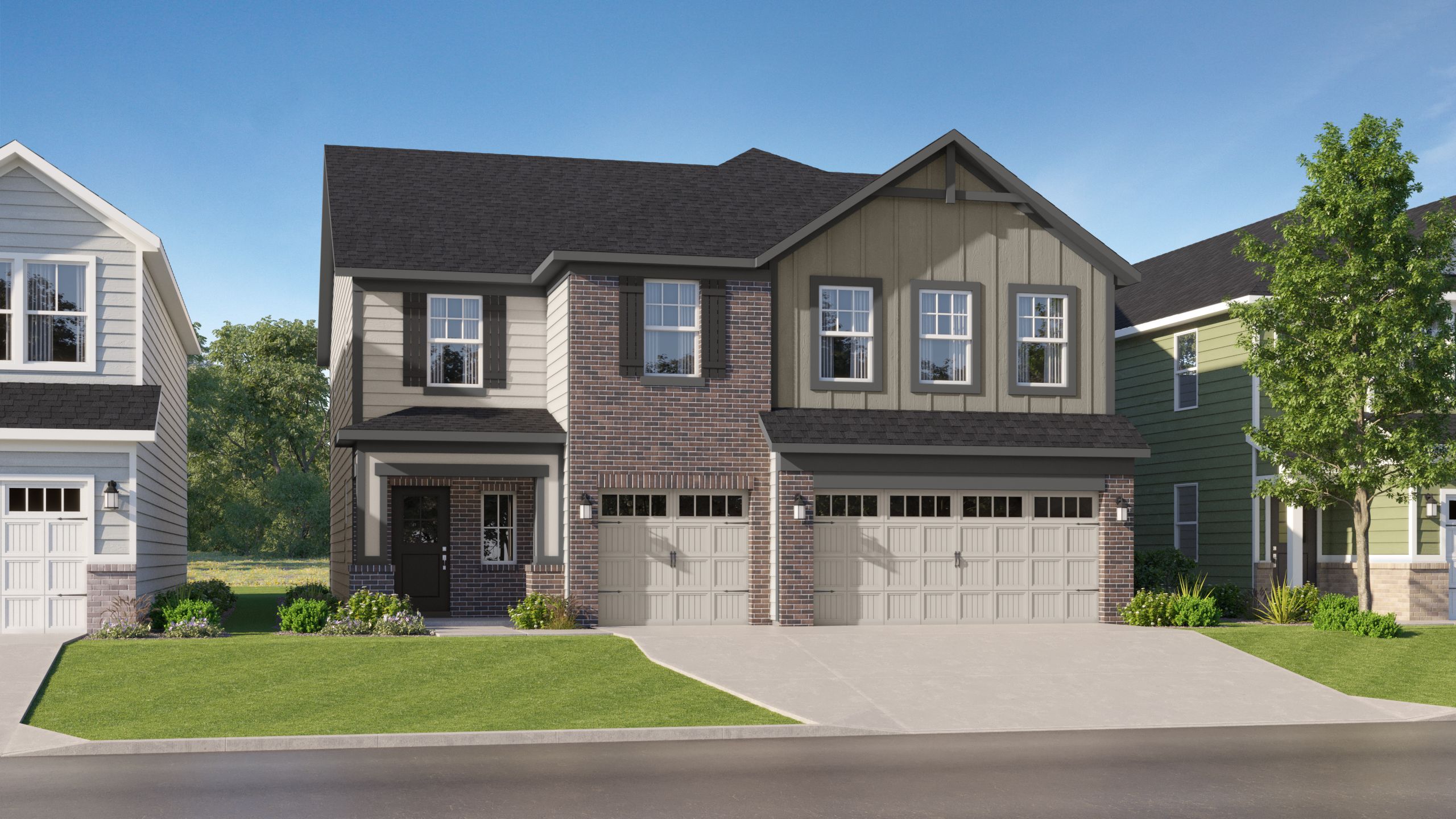 Kingsbridge - Kingsbridge 3-Car Venture por Lennar en Indianapolis Indiana