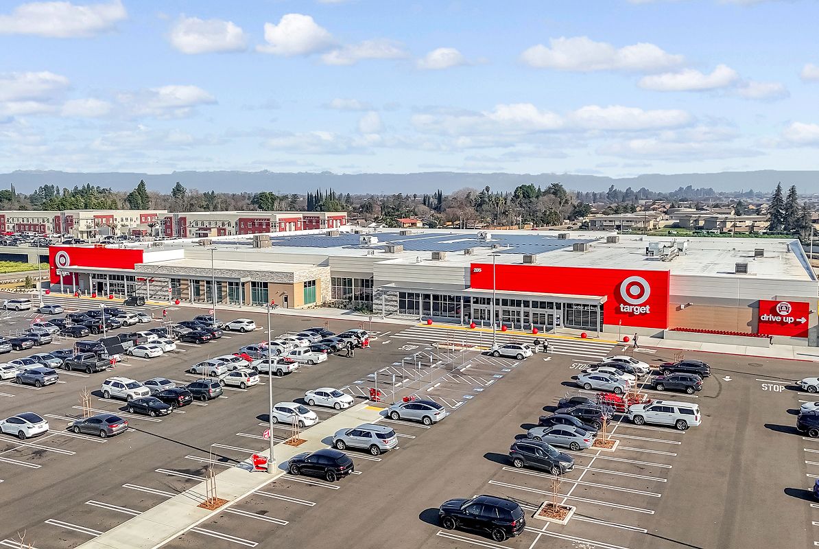 Fresno Fancher Creek Shopping Center Target Aerial 3of3