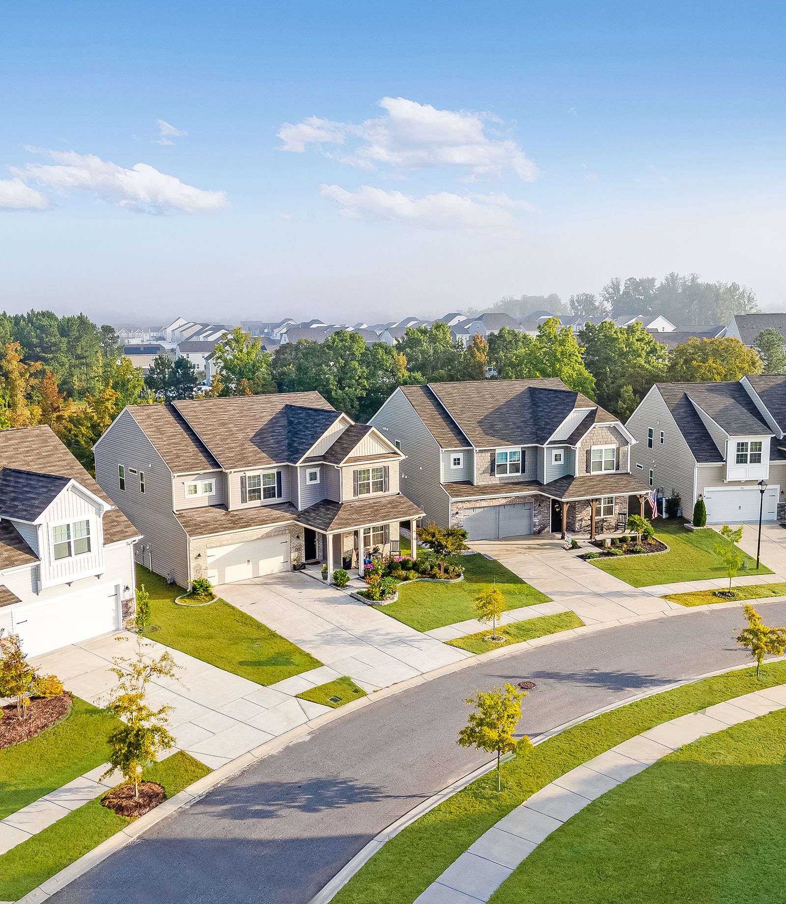 Riverbend Ranch Aerial Streetscape
