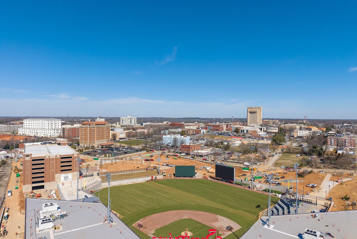 Spartanburg Aerial Fifth Third Park