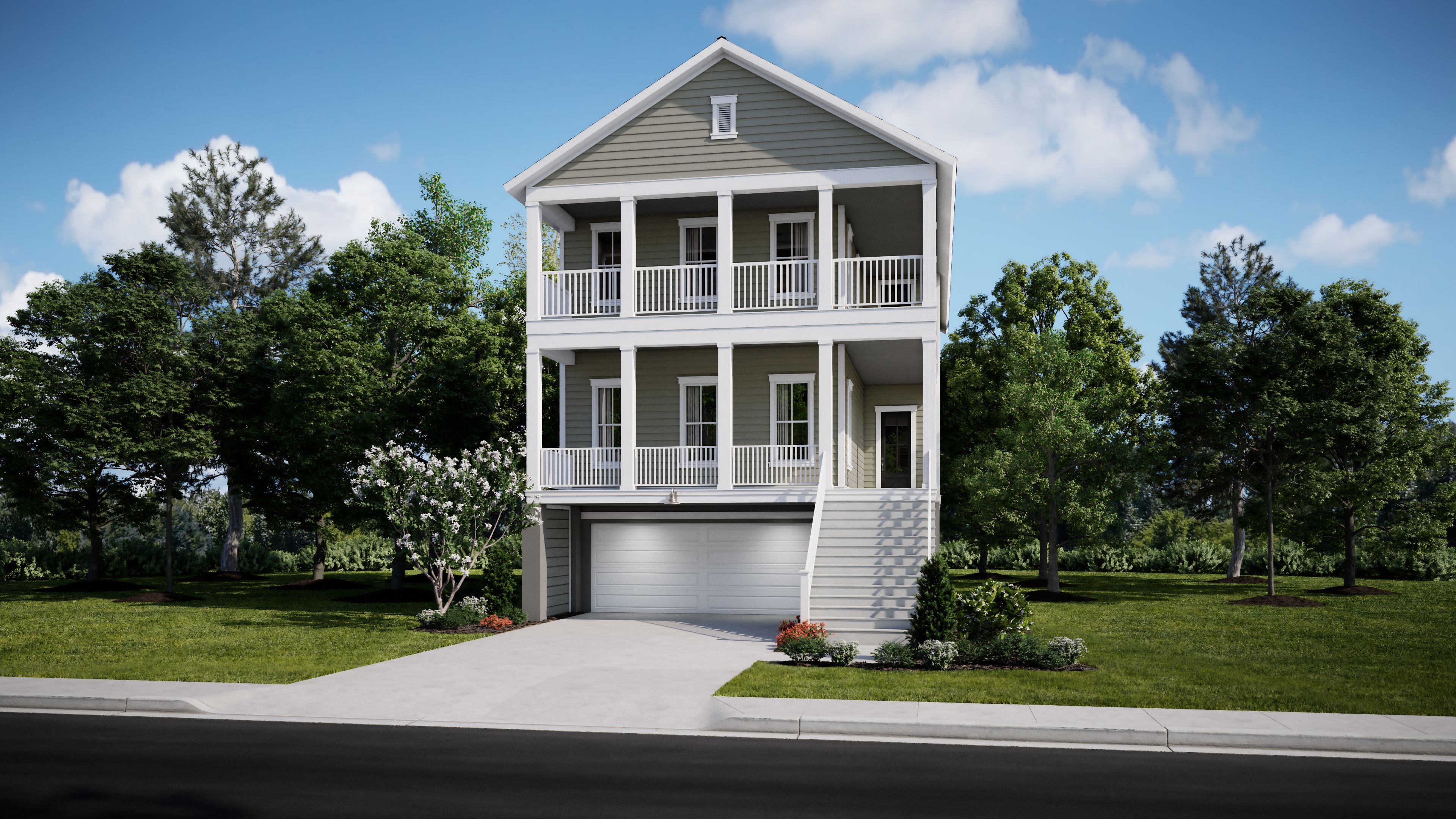 TRADD - Heron's Walk at Summers Corner - Row - Elevated Collection: Summerville, South Carolina - Lennar
