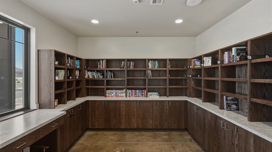 Dry Canyon Amenity Clubhouse Library