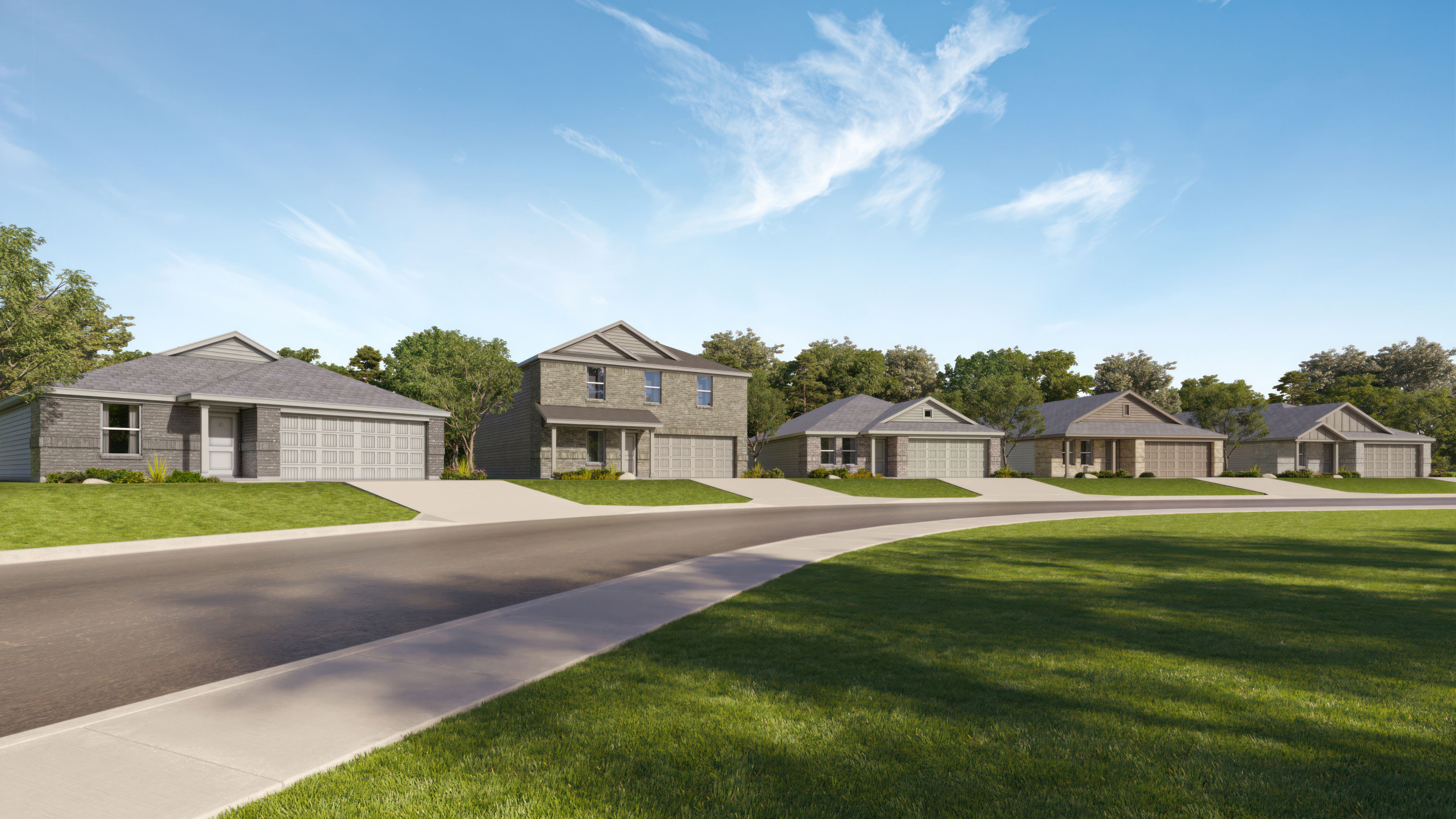 Grove Core Watermill 1 Side Brick Streetscape