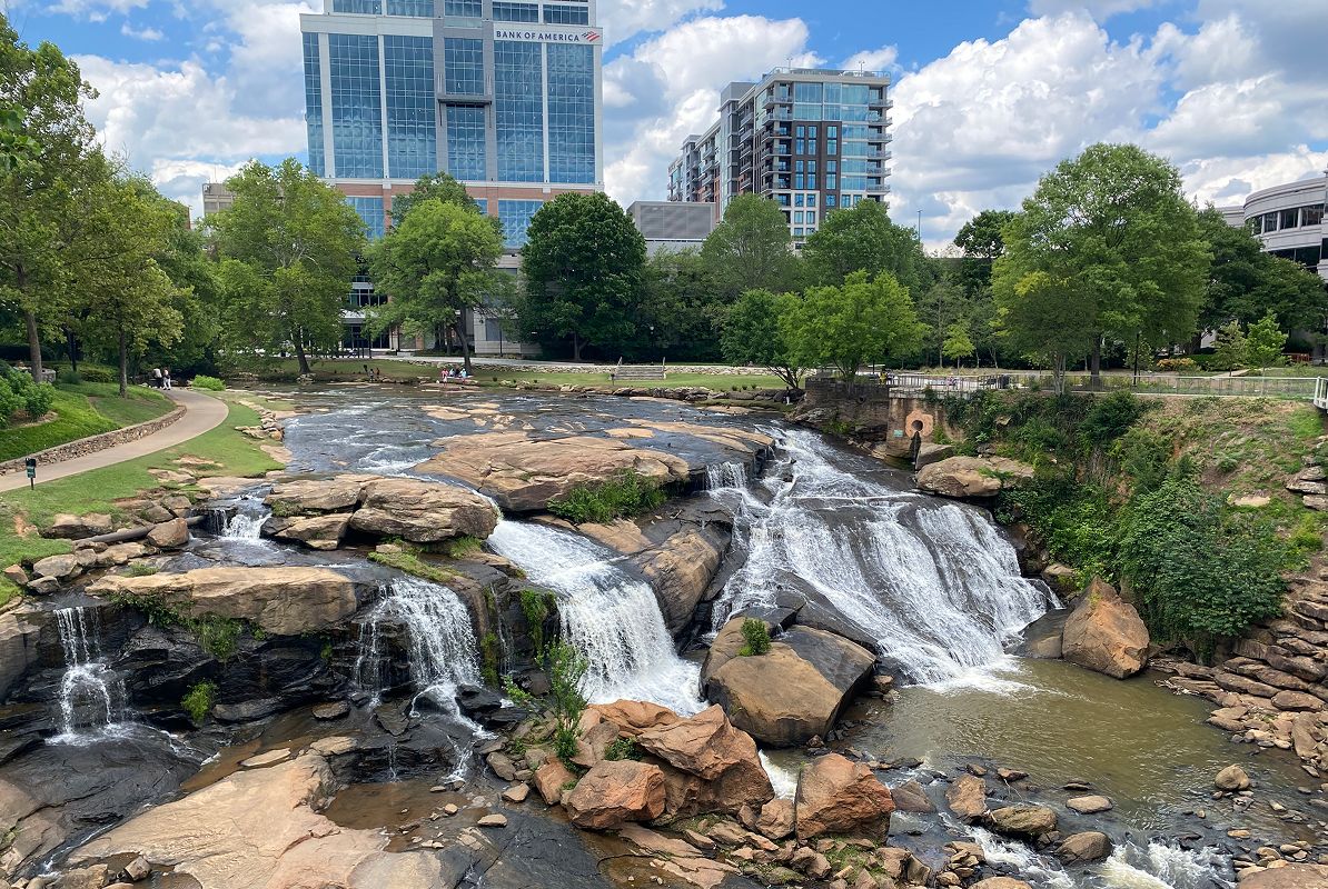 SC Greenville Aerial Falls Park On The Reedy 2of2