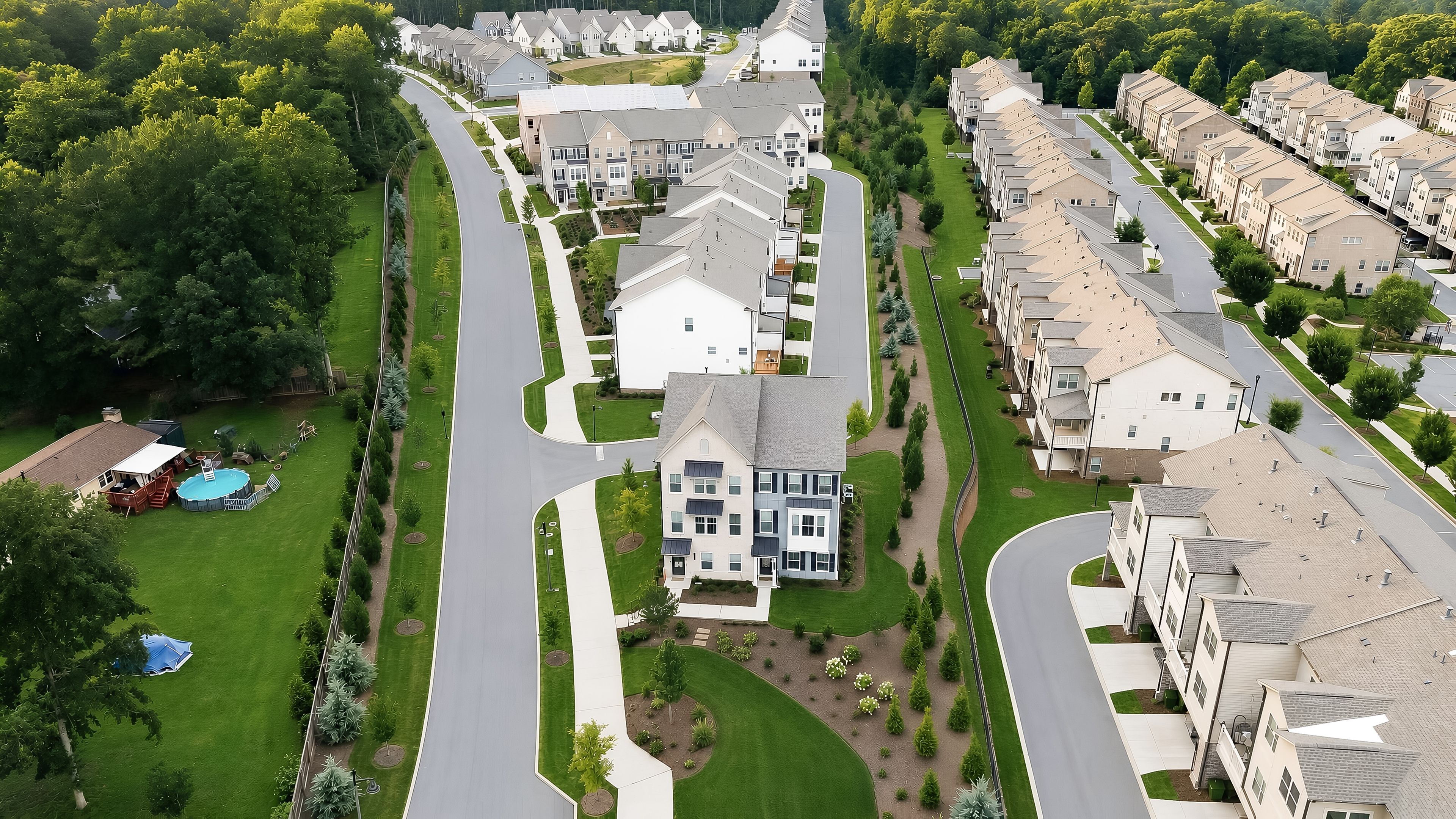 Forrest Crossing Townhome Collection Aerial