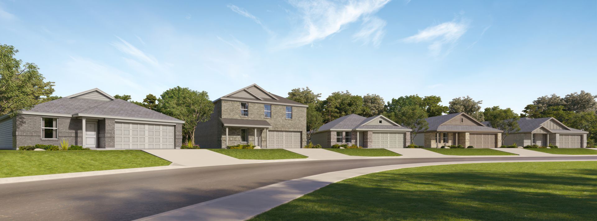 Grove Core Watermill 1 Side Brick Streetscape