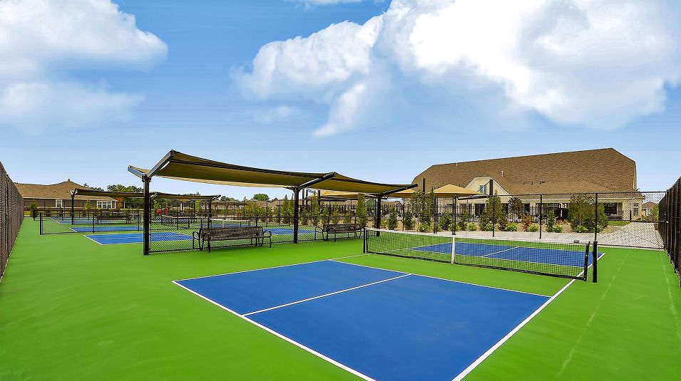 Easton Amenity Pickleball Courts 1of2