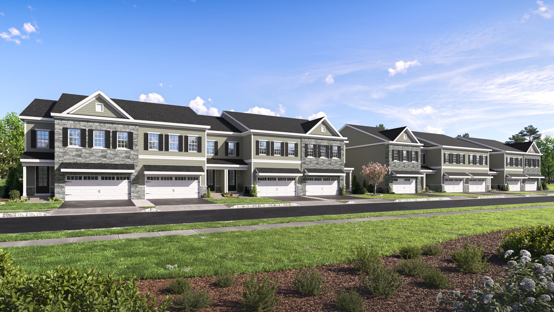 Townes Upland Park Tuxedo Reserve Streetscape