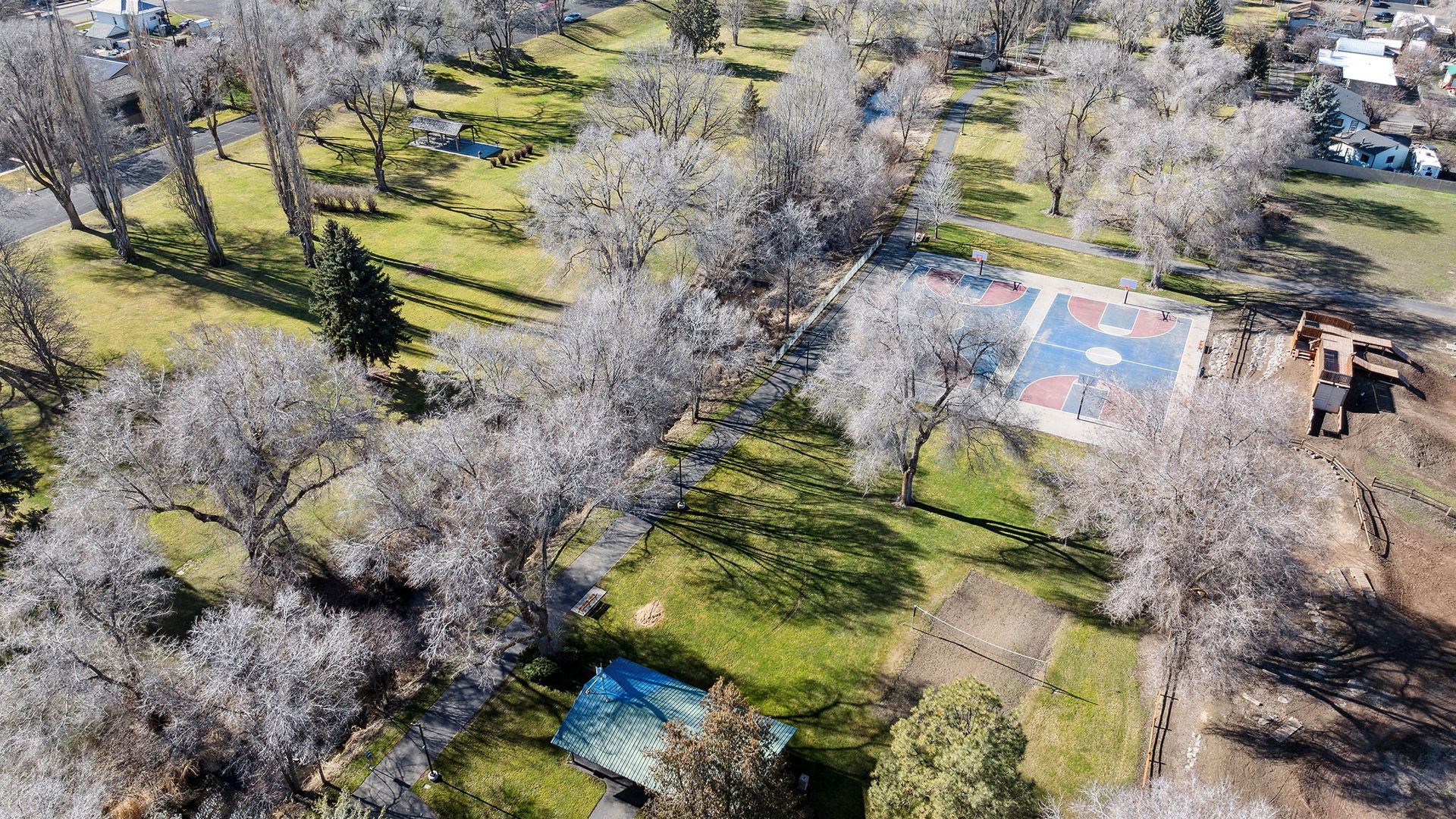 Prineville Ochoco Creek Park Aerial