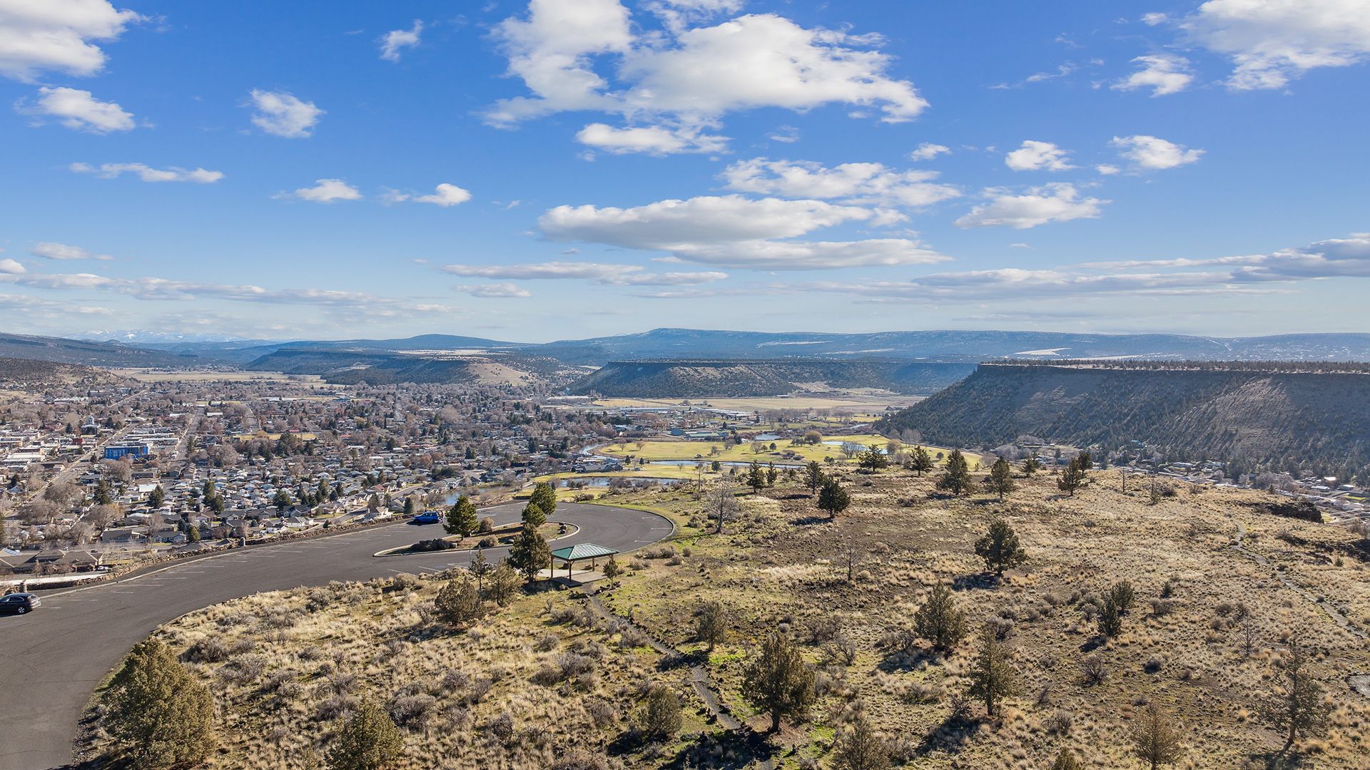 Prineville Ochoco View Point Aerial