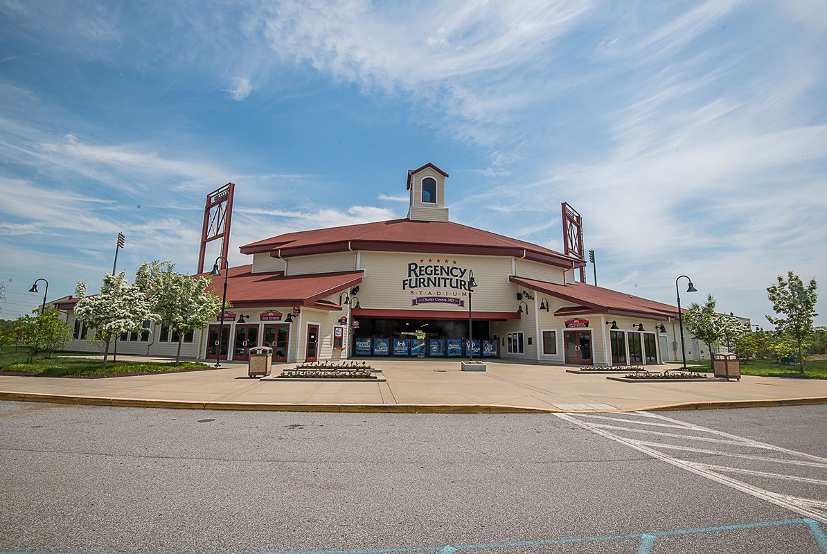 SMD White Plains Regency Furniture BB Stadium Entry View