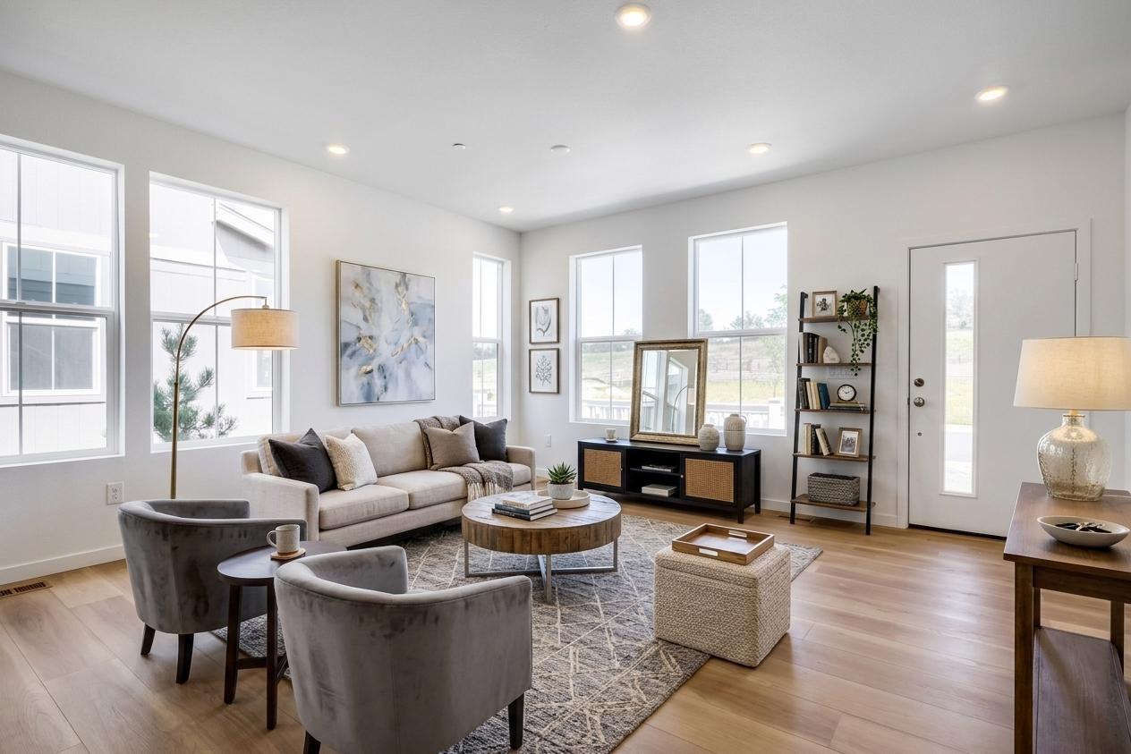 Plan 305 B Great Room Staged