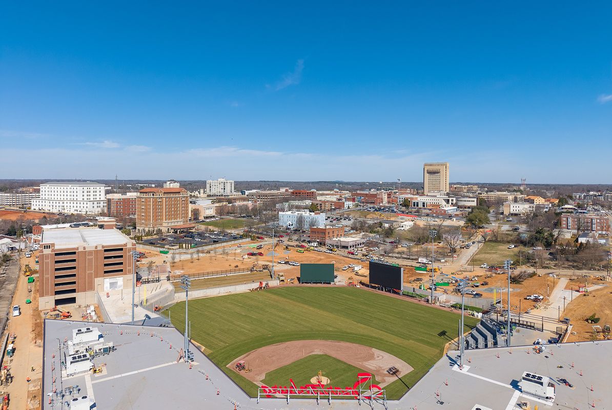 Spartanburg Aerial Fifth Third Park