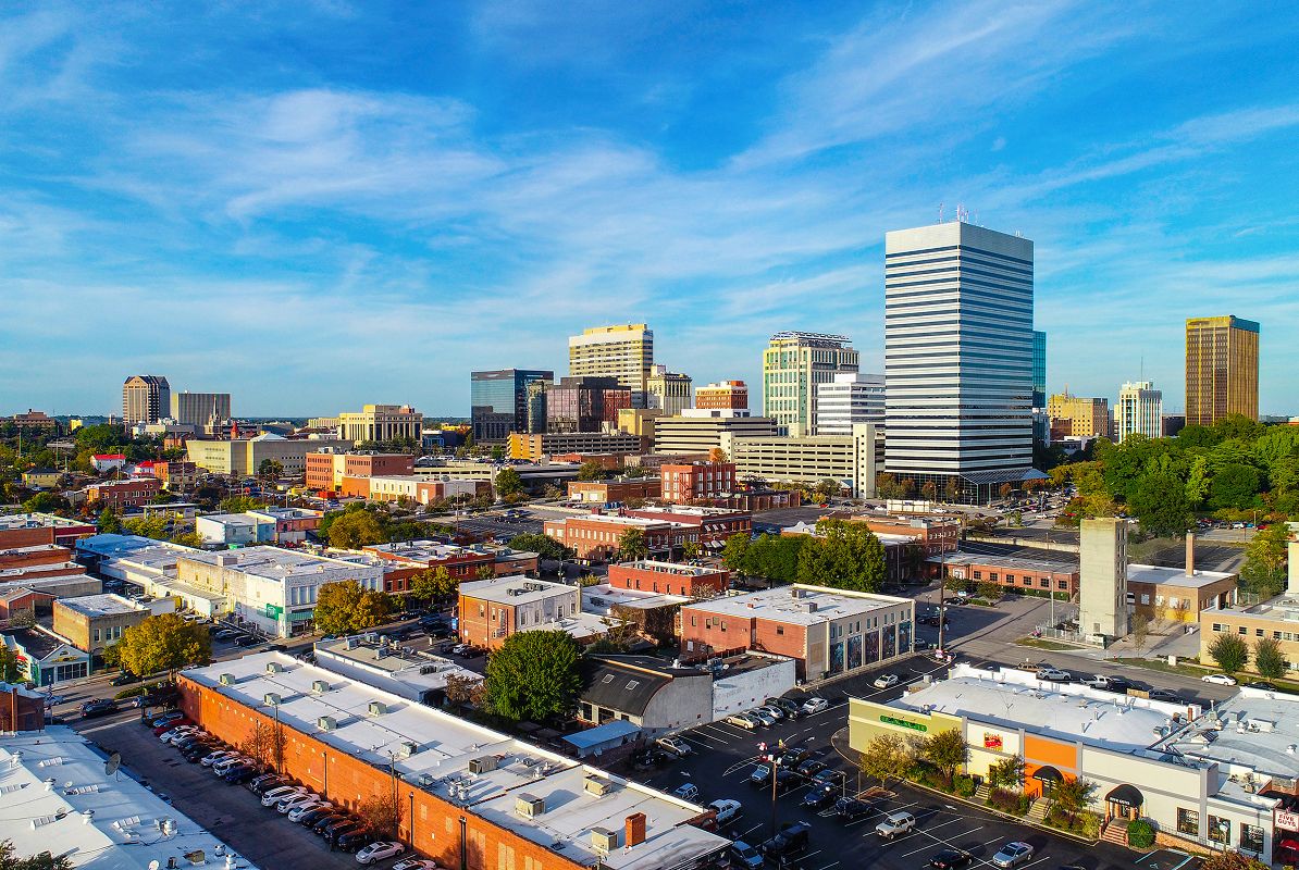SC Columbia Downtown Skyline Adobe 255810307