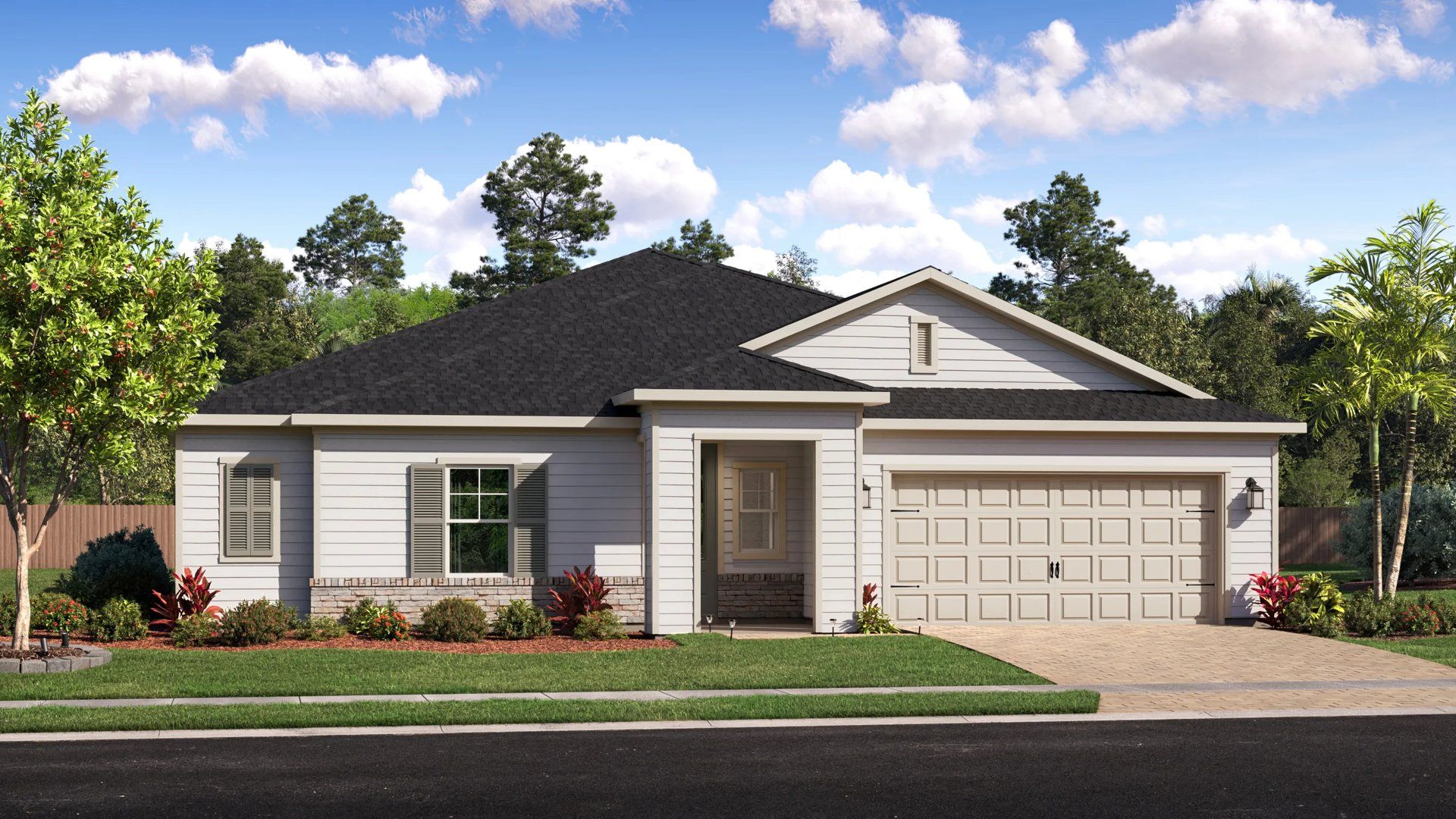 Santorini - Tributary - Lakeview at Tributary 60's: Yulee, Florida - Lennar