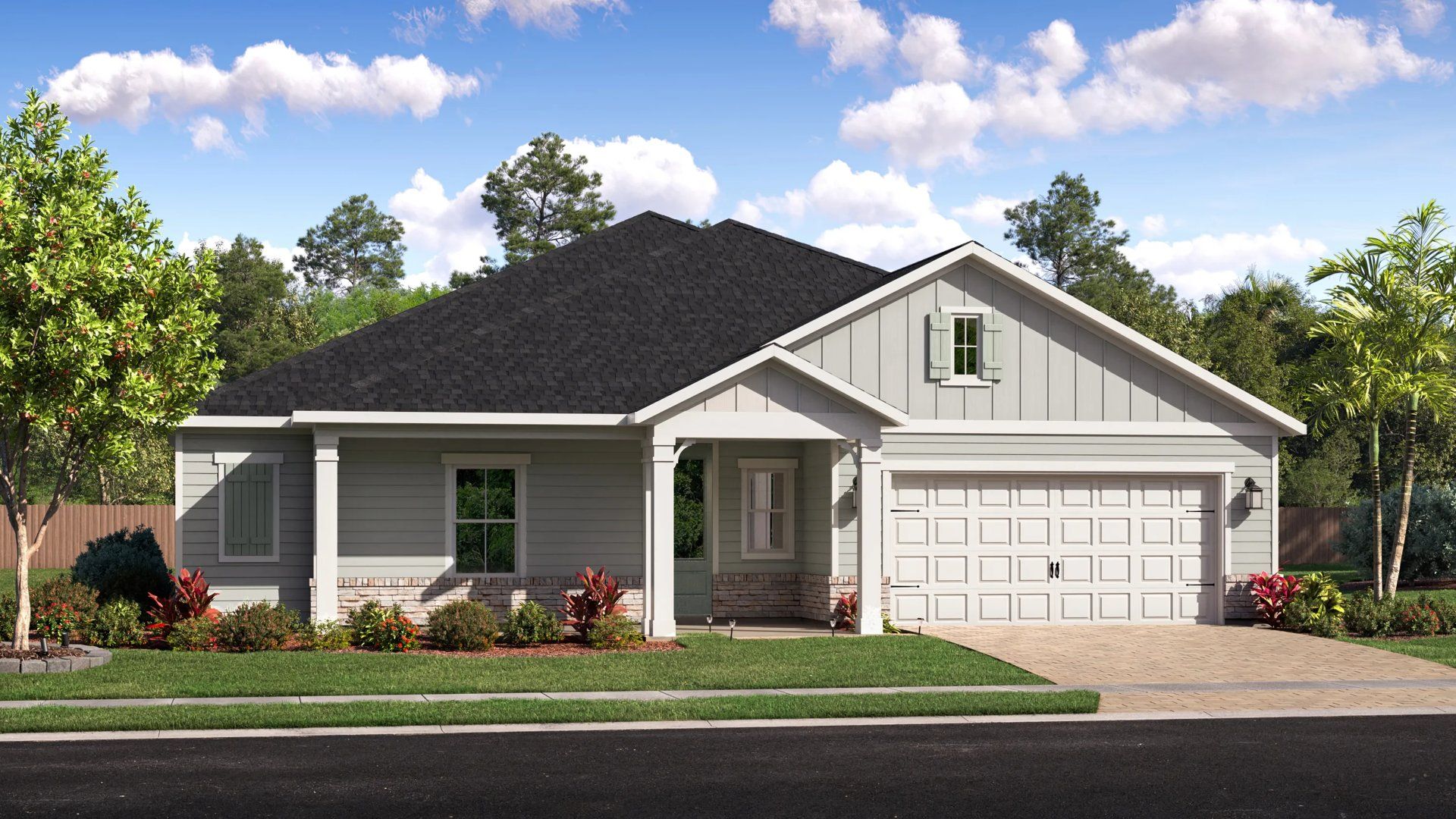 Santorini - Tributary - Lakeview at Tributary 60's: Yulee, Florida - Lennar