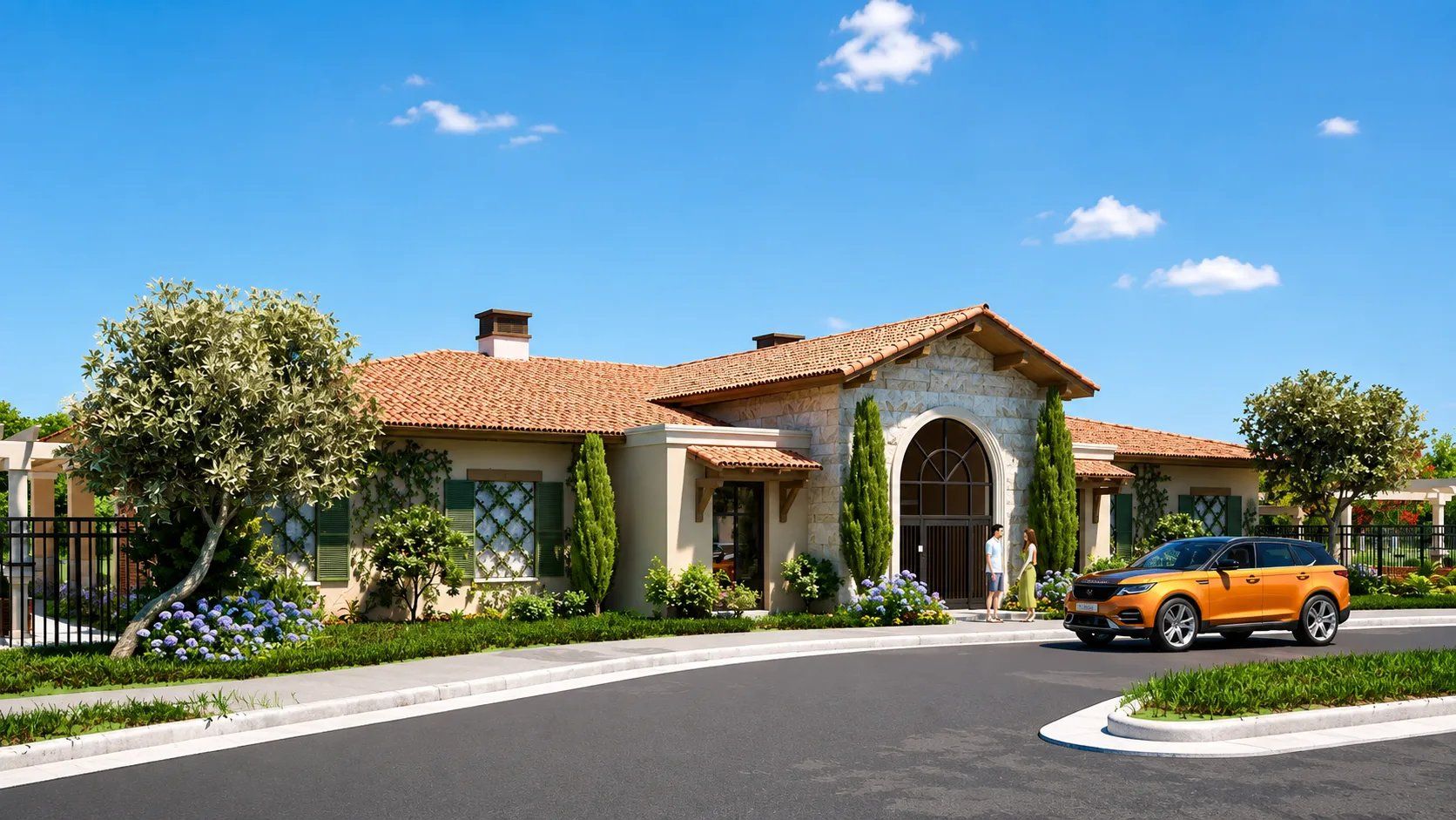 Clubhouse exterior