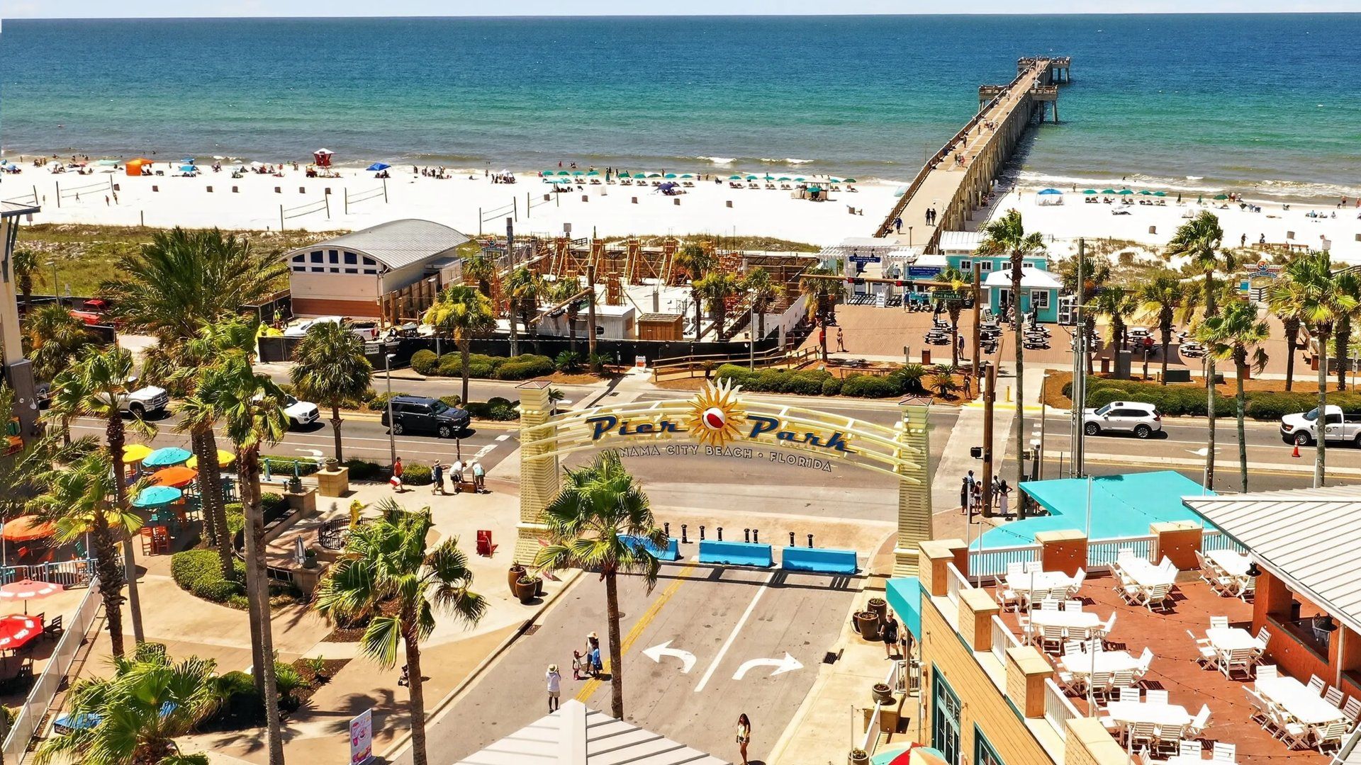Pier Park aerial