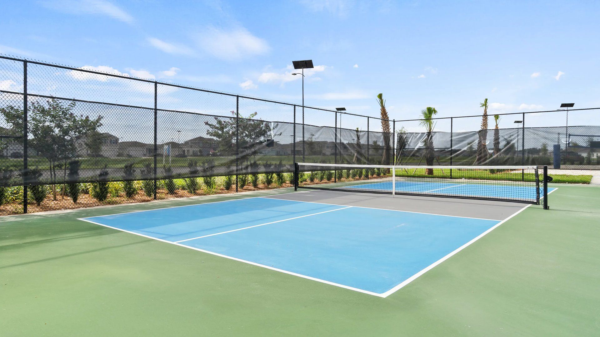 Pickleball court