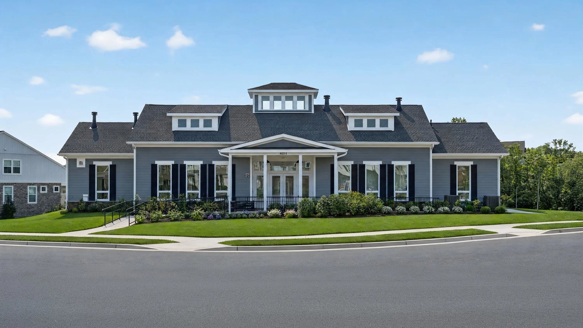 Clubhouse exterior