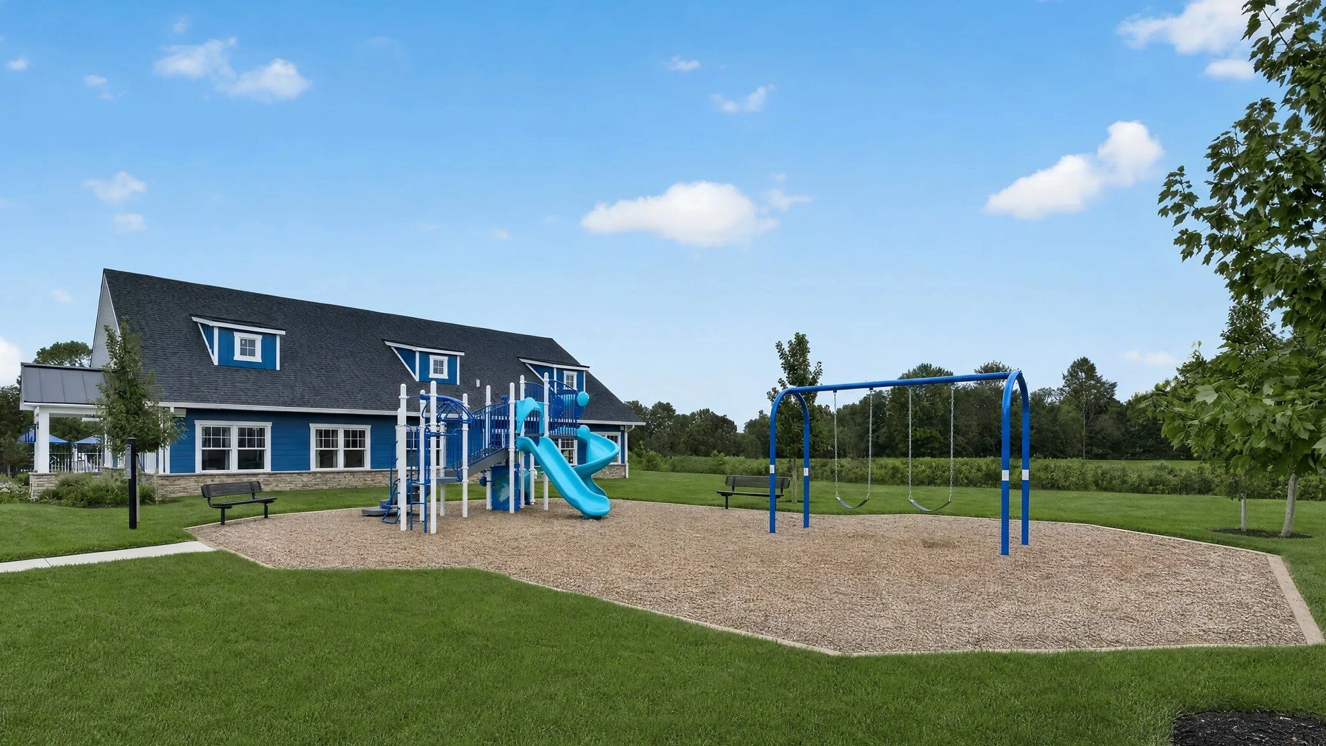 Tot lot and swing set