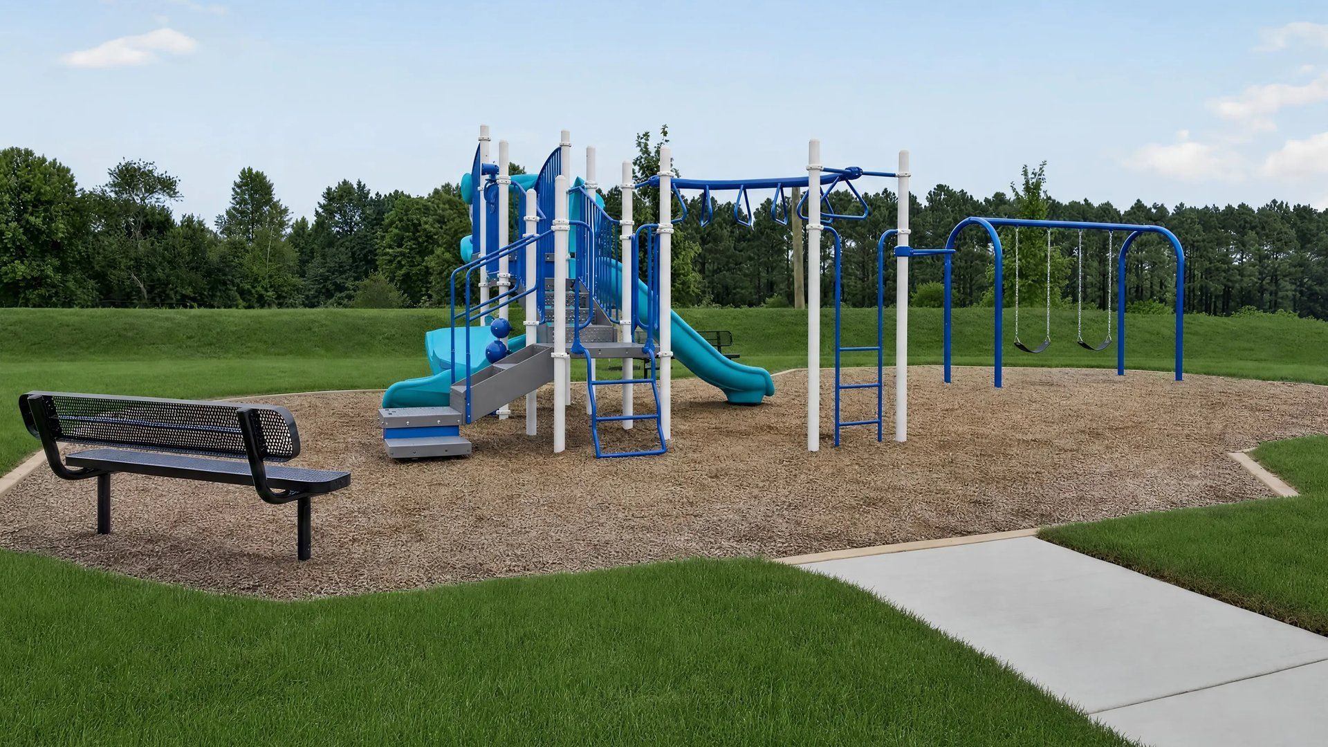 Tot Lot with bench