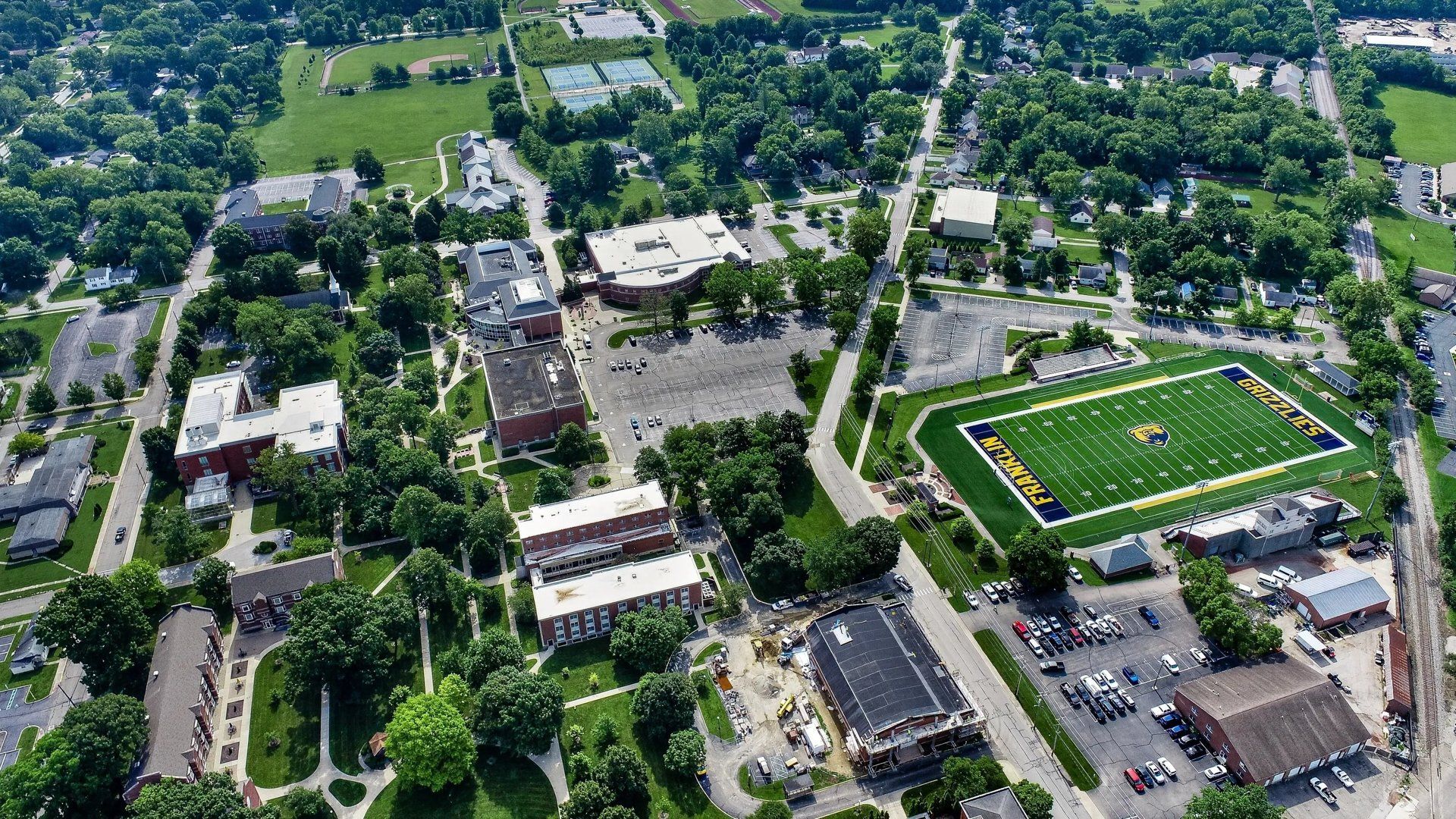 Franklin College aerial