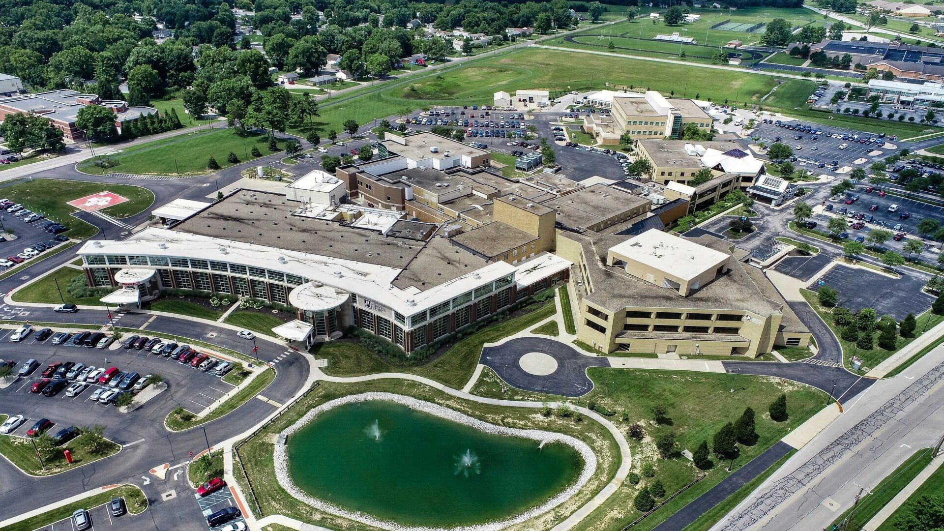 Medical Johnson Memorial Hospital aerial