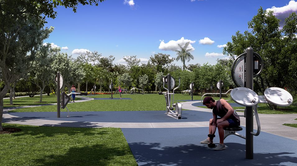 Emerald Palms Amenity Outdoor Gym 1of2