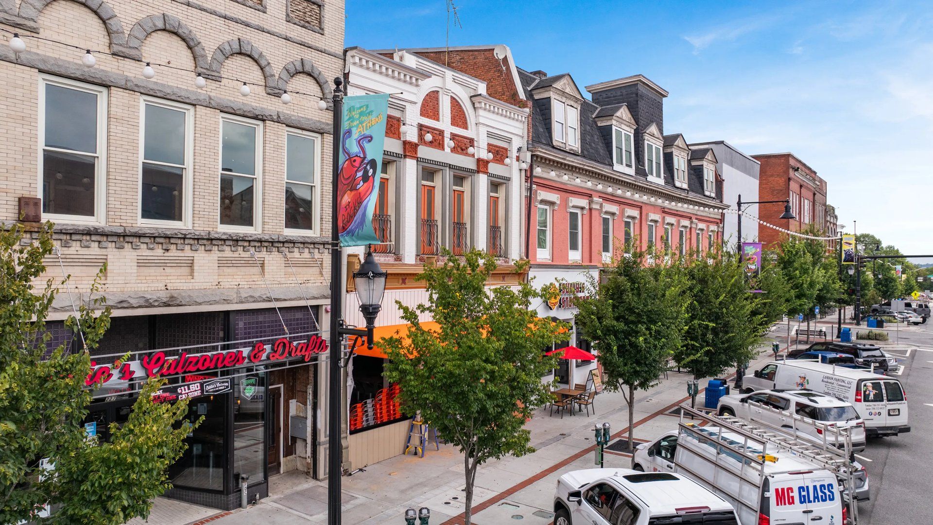 Downtown Athens streetscape