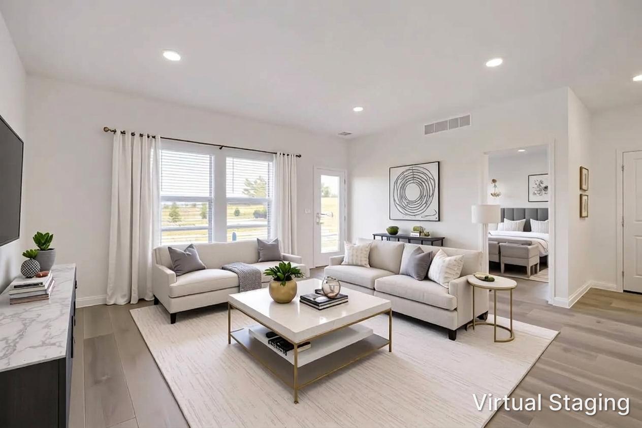 1756 Howling Dr Great Room Virtual Staging
