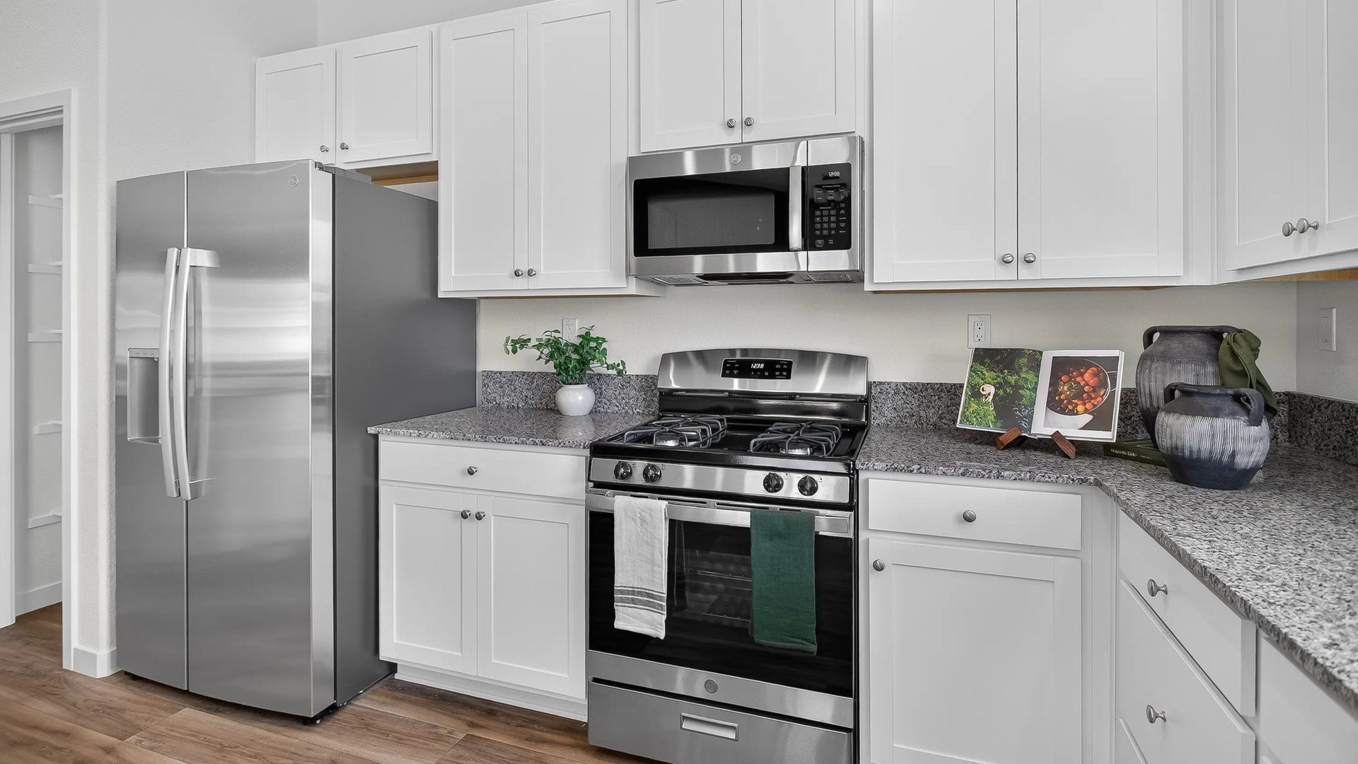 Shaker-style kitchen cabinetry
