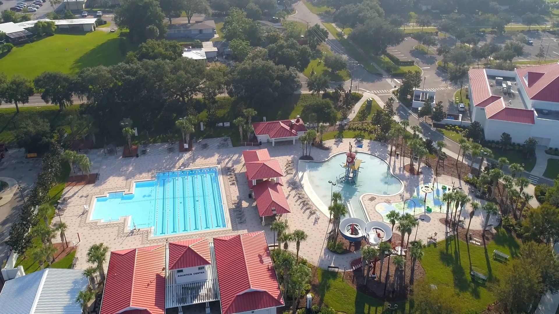 Lake Eva Aquatic Center aerial