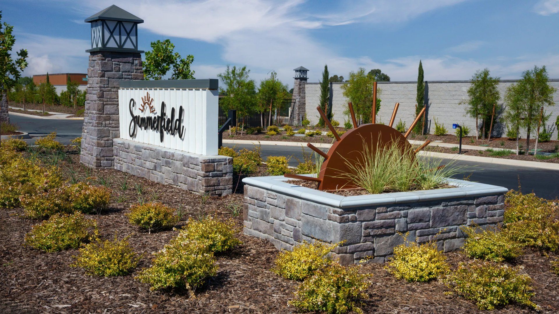 Summerfield Entry Monument and Gate