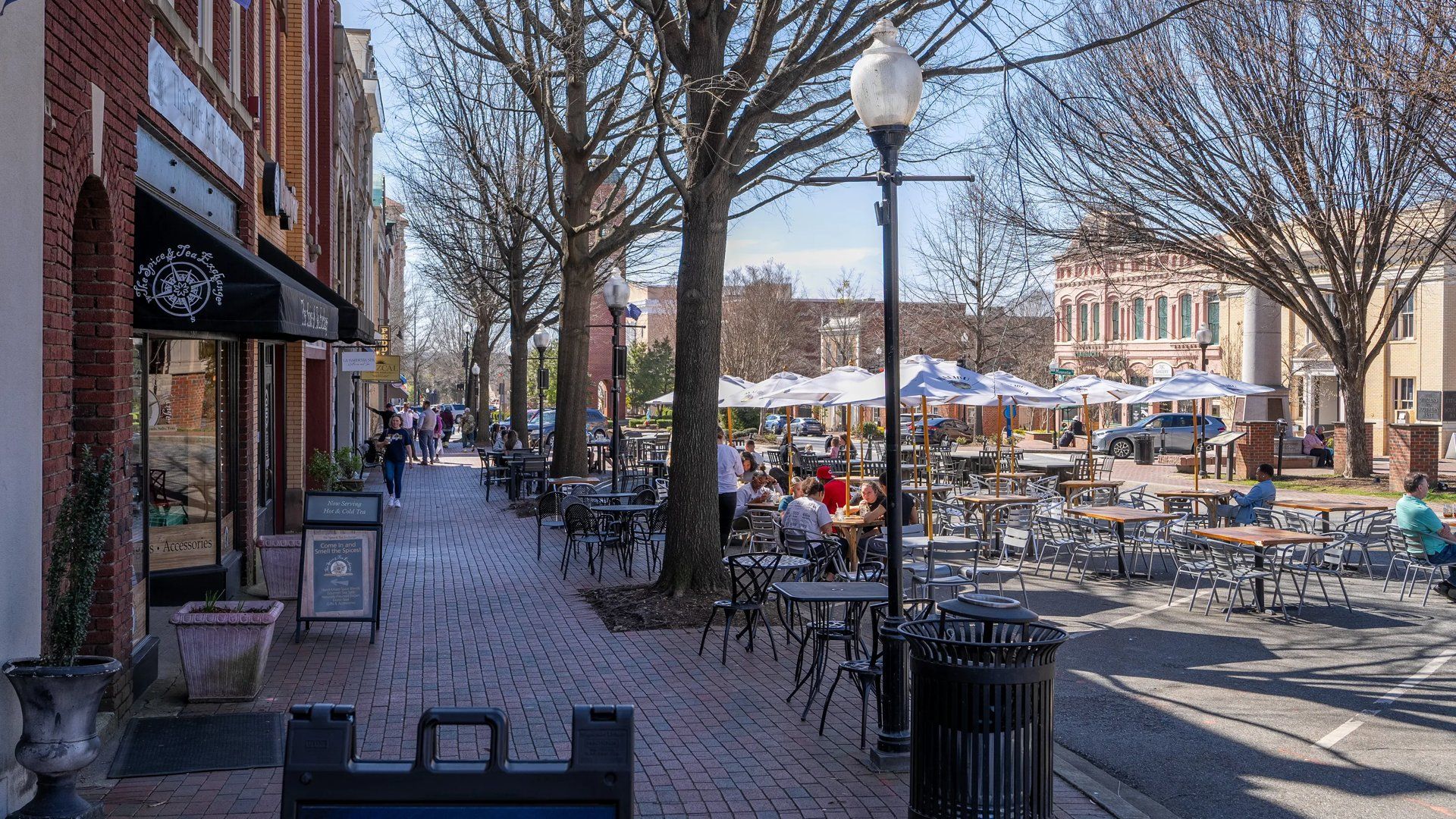 Downtown Spartanburg streetscape