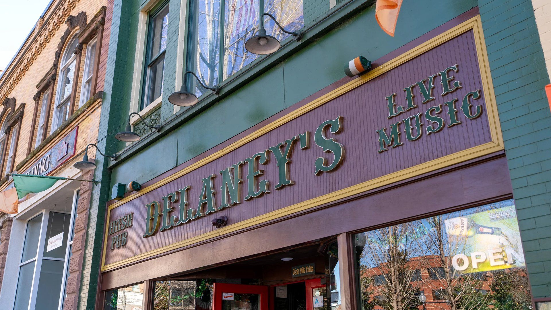 Delaneys exterior close-up