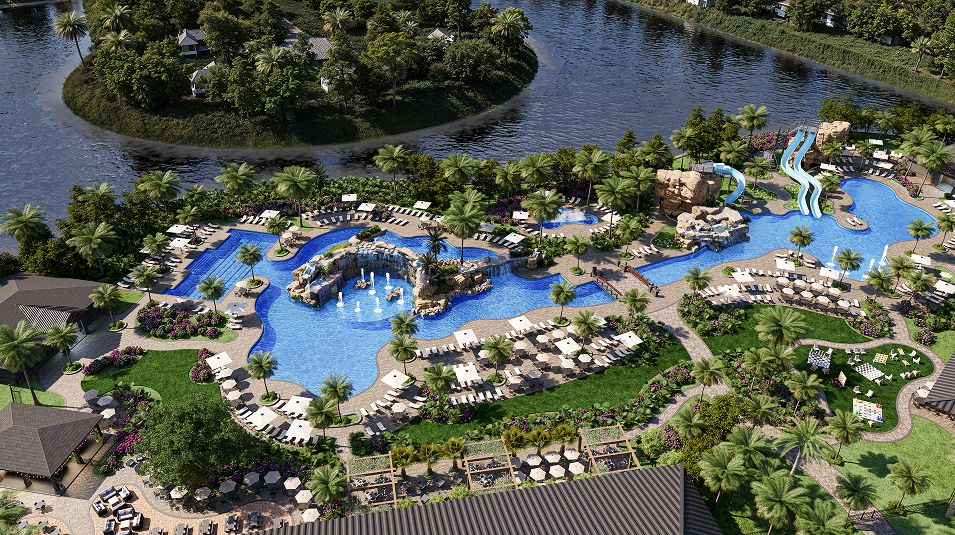 Kingston Amenity Pool Aerial DEV