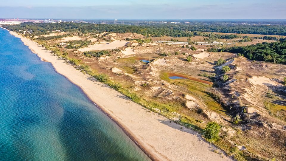NWI Portage Aerial Indiana Dunes State Park 6of6