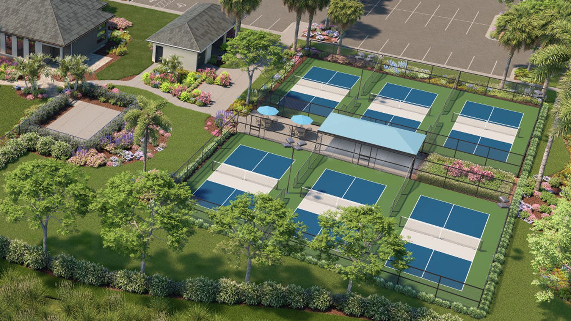 Aerial of Gatherpoint amenities