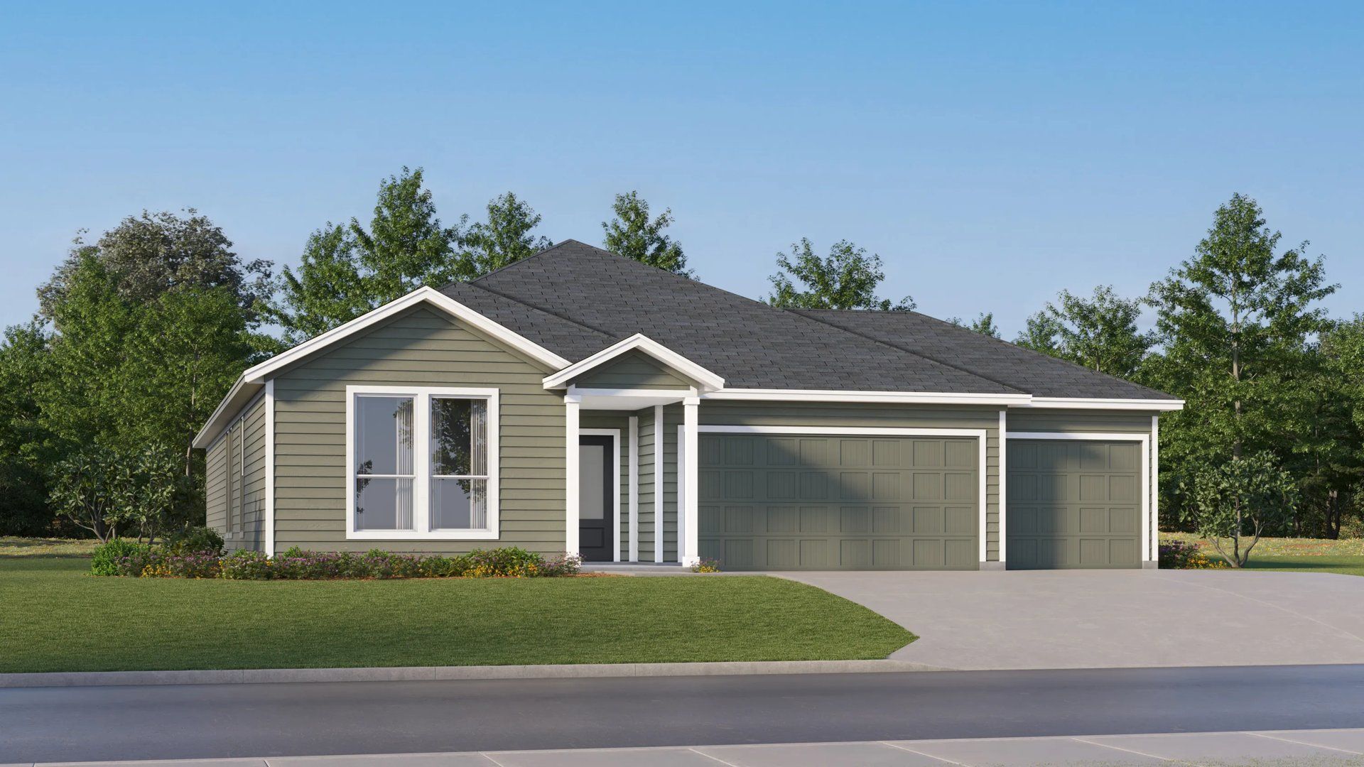 Springsteen - Bertram Oaks - Classic 3-Car Collection: Bertram, Texas - Lennar