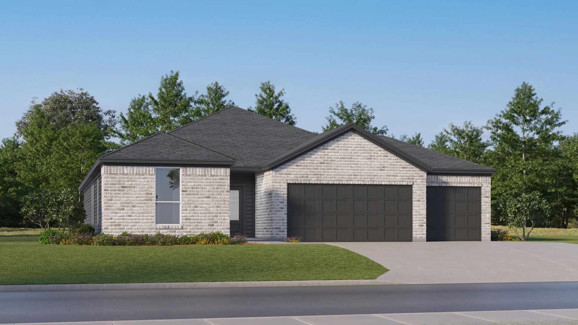 Hendrix - Flint Ridge - Classic 3-Car & Woodbridge Collections: Salado, Texas - Lennar