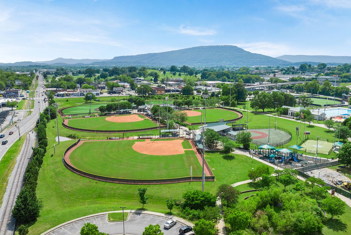 Chattanooga Aerial Warner Park 2of3