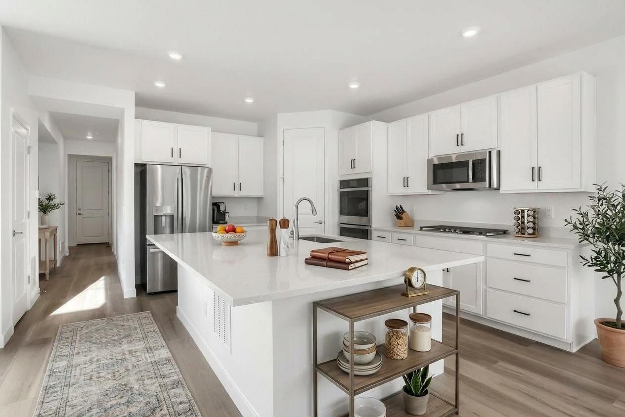 Prescott Kitchen Staged